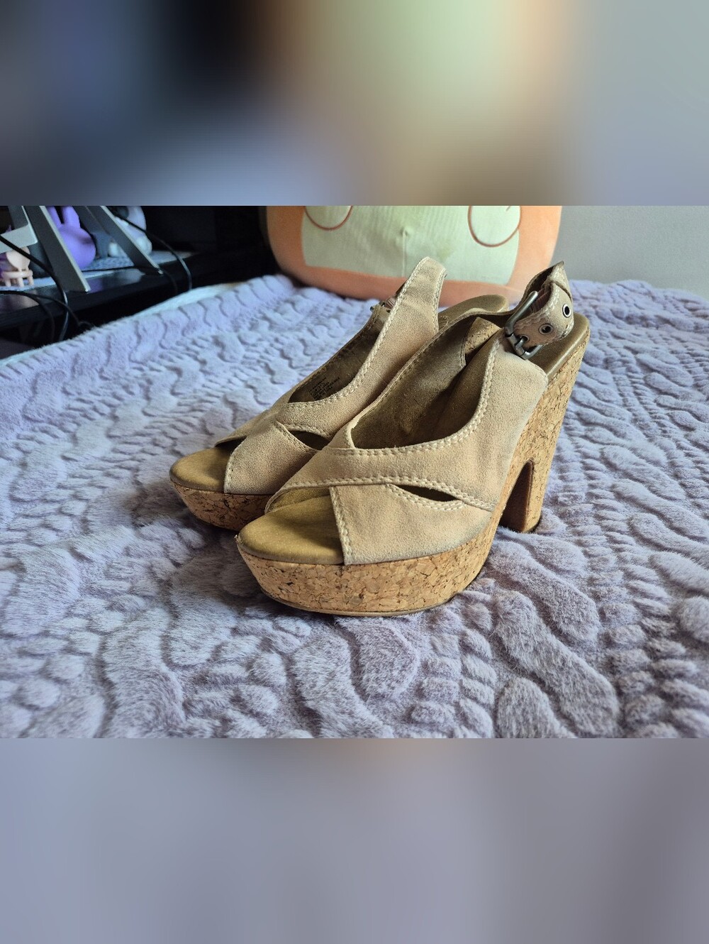 Jessica Simpson Cork Wedge Sandals